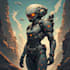sci fi character illustration or sci fi character