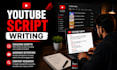 create SEO content, blog posts and youtube scripts