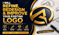 refine, redesign and improve your existing logo professionally