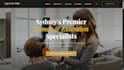 design a modern hair salon website with booking system