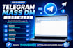 provide telegram marketing mass dm,bot and bulk message sender