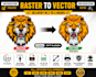 redraw, convert logo to vector, vector tracing, jpg to vector