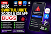fix swiftui, uikit, xcode and ios app bugs