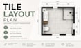 create a professional bathroom tile layout plan