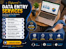 do accurate data entry, typing, copy paste and web research