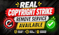 remove copyright strike with guarantee
