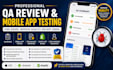 do QA review, test ios apps, install, rate, and give UX feedback