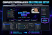 do complete twitch kick obs stream setup scenes alerts and troubleshooting