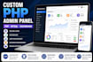 create a custom PHP admin panel with mysql database