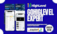 setup your systeme io sales funnel systeme io online course, gohighlevel website