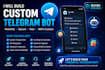 build a custom telegram bot