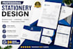 design stationery set ,letterhead,folder printable business card