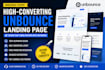 create landing page using unbounce, instapage, convertri
