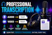 provide fast and accurate transcription services