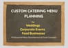 create a customized food and catering menu plan