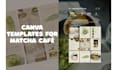 design cute matcha cafe instagram templates in canva