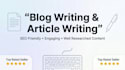 blog writing creative writing
