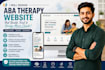 design a professional aba therapy and  squarespace website