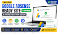 build a google adsense ready website and monetization setup