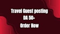 do travel guest post on high da and high traffic website