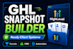 create custom gohighlevel snapshots for your agency
