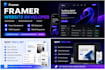 build a responsive framer website with cms integration