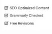write SEO blog posts and articles