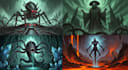 design sci fi horror fantasy illustration