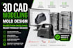 do 3d cad modeling, mold design and injection molding ready product design