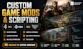 do custom ck3 mod, bg3 mod, hoi4 mod, game modding and scripting, skyrim mod