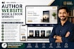 design an author website, book website, and ebook website