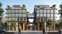 3d exterior visualization,mixed use building, master plan,d5 city center reality