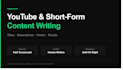 write youtube shorts titles, descriptions, and scripts