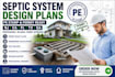 prepare engineered septic system designs with pe stamp for nj, ca, fl, tx and ga