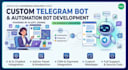 create custom telegram bot and python automation bot