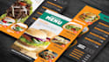 design professional restaurant digital menu, brochures, banners, and food flyers