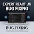 do professional frontend development and fix UI bugs in react js
