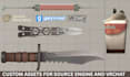port, fix, rig, or create custom vrchat assets, sfm weapons, gmod assets, mmd