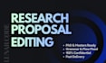 edit and proofread your research proposal