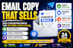 write a highconverting, email copy, email campaigns, sales email, email sequence