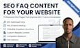 write SEO faq content, faq pages, and schema markup