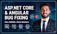 fix bugs in dotnet core, and angular applications