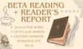 beta read your book and provide a reader report