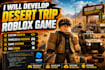 script any roblox game, fix bugs, and create game assets