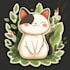 create cute sticker design, minimalistic illustration
