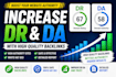 increase your website DR and da with high quality backlinks