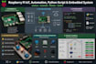 create raspberry pi iot, automation, python script, and embedded system