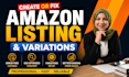 fix amazon listing errors, parent child variations, flat file and SEO