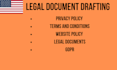 write terms and conditions privacy policy  website  documents