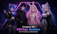 create custom 3d vrchat avatars and anime characters for vtubers and streamers